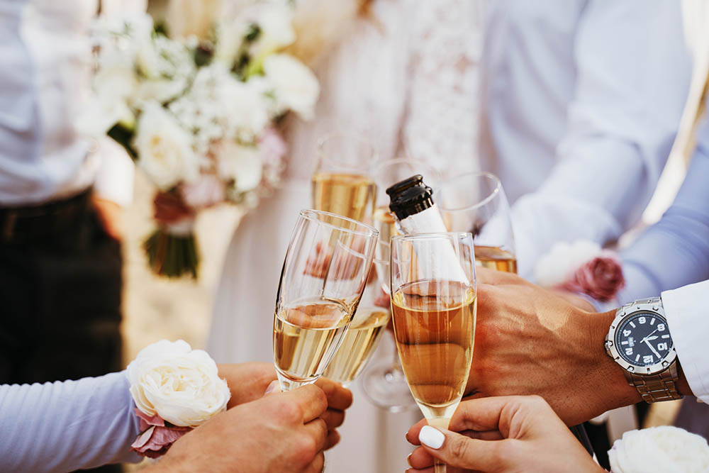 Las mejores bebidas para brindar en tu boda